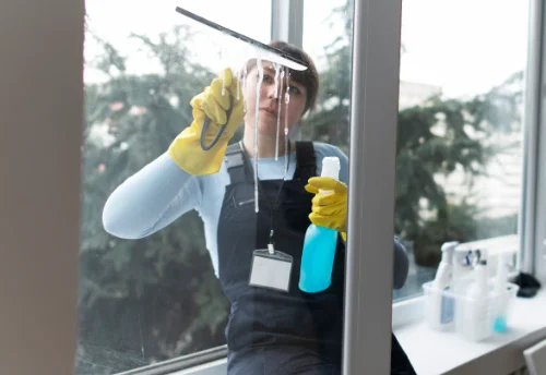 Nettoyage de vitres intérieures et extérieures à Charraix
